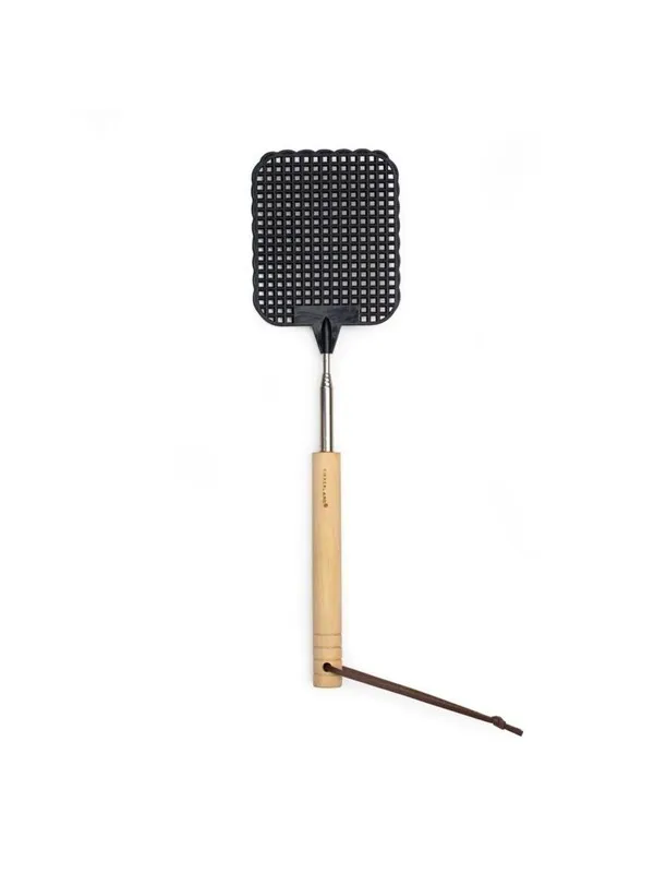 Kikkerland Extendable Fly Swatter Assorted Black/Green