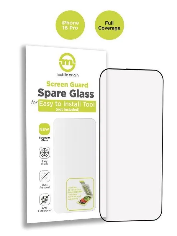 Mobile Origin Screen Guard Spare Glass Full Coverage - iPhone 16 Pro