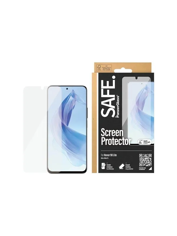 SAFE by PanzerGlass Screen Protector Honor 90 Lite | Ultra-Wide Fit