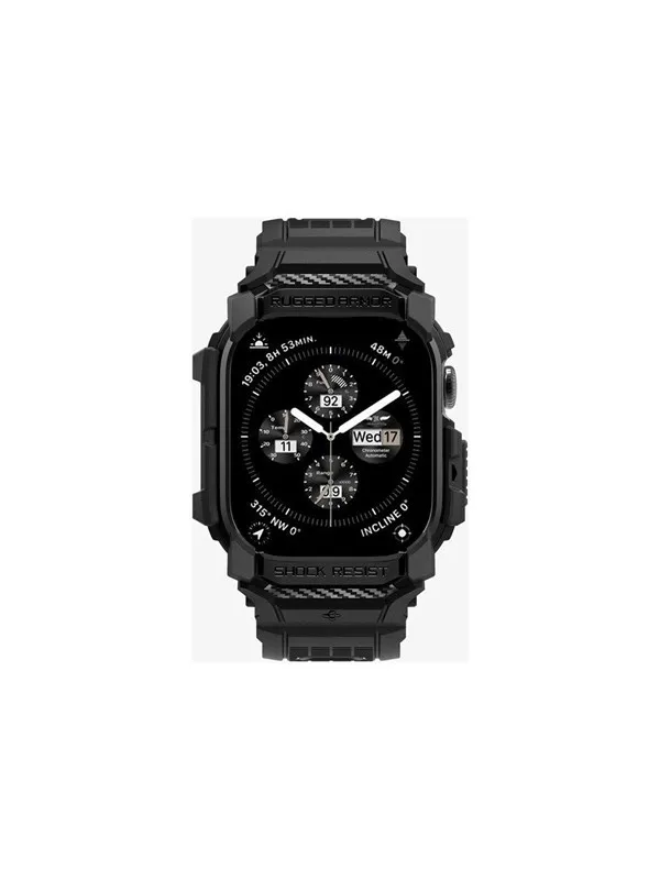 Spigen Rugged Armor Pro - matte black - Apple Watch 11/10 46mm