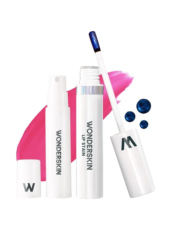 Wonderskin Wonder Blading Lip Stain Kit-NEON ROSE