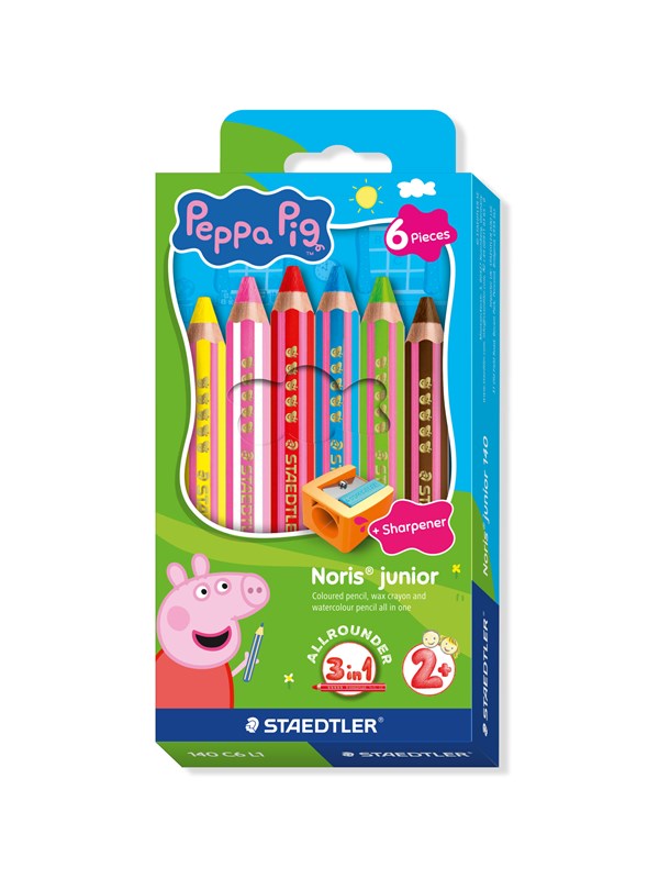 Staedtler Peppa Pig 3âinâ1 coloured pencil 6 pcs 100% PEFC