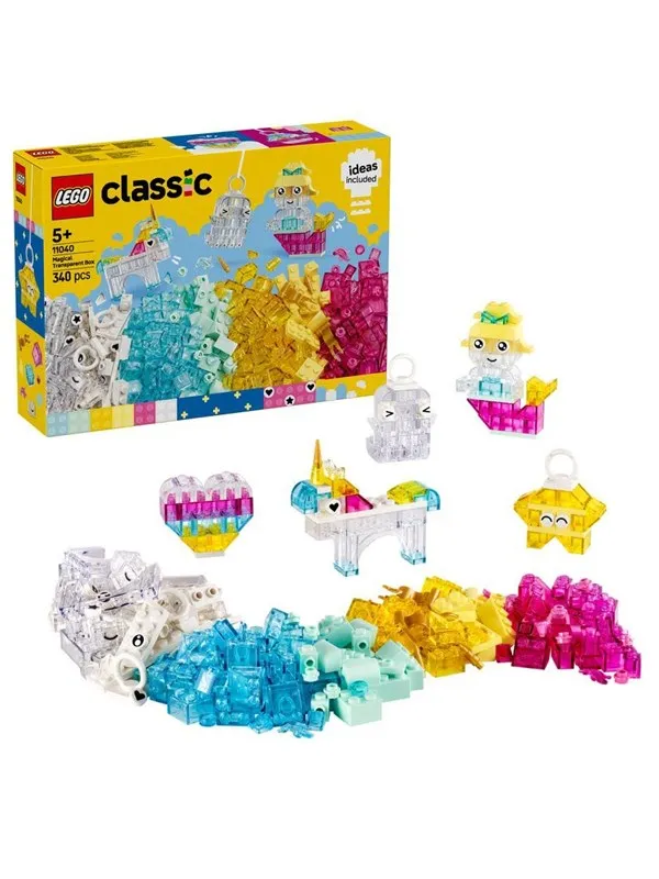 LEGO Classic 11040 Magisk boks med gjennomsiktige klosser