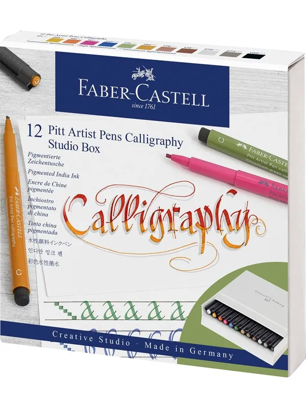 Faber-Castell India ink Pitt Artist Pen C st.box 12x