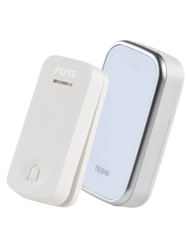 Foss Europe TREND Doorbell BLUU1 NOVUS Battery White