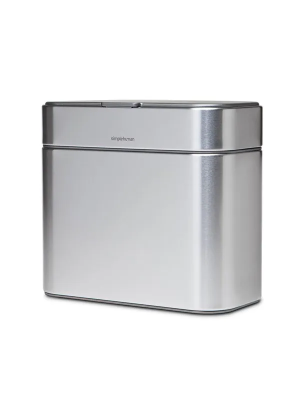Simplehuman 4L kompostbøtte, børstet rustfritt stål