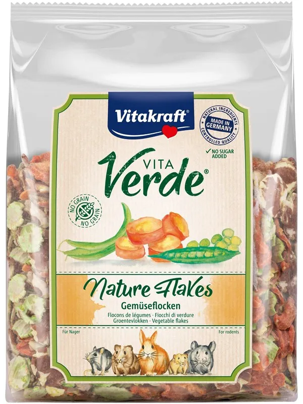 Vitakraft VitaVerde Nature Flakes Vegetables for rodents 400g