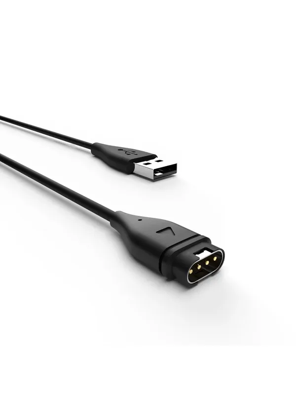 FIXED USB-A Charging Cable for Garmin Smartwatch Black
