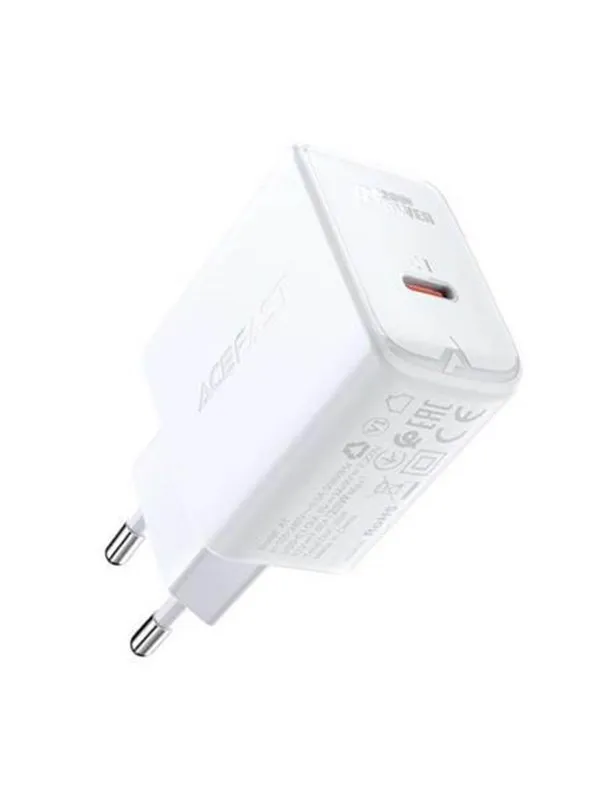 Acefast Wall Charger  A1 PD20W 1x USB-C (white)