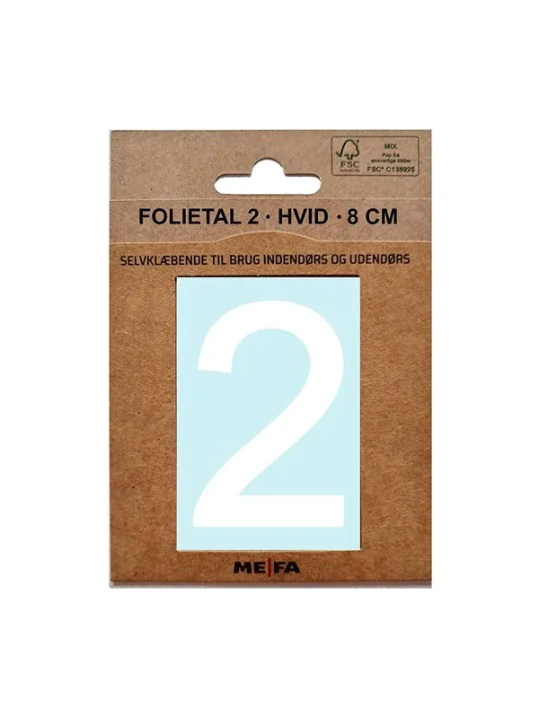 MEFA Foil number 2 White