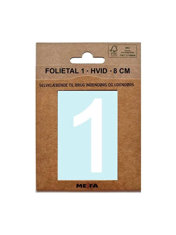 MEFA Foil number 1 White