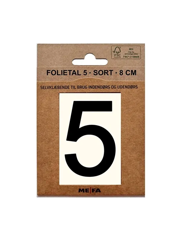 MEFA Foil number 5 Black
