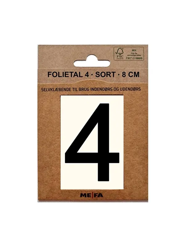 MEFA Foil number 4 Black