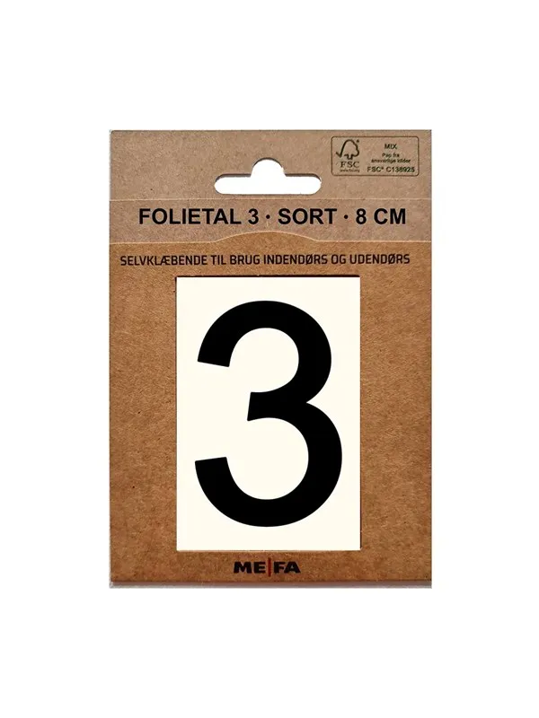 MEFA Foil number 3 Black