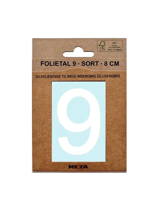 MEFA Foil number 9 White
