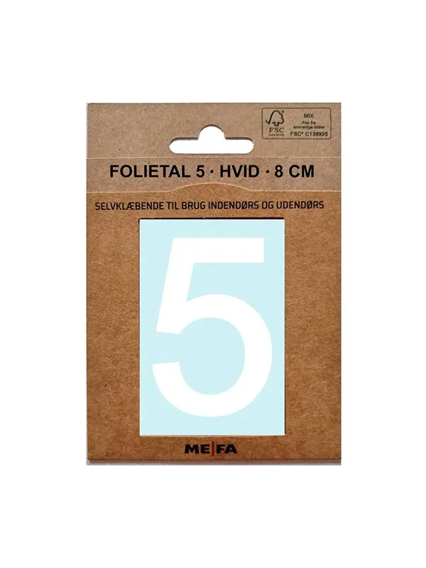 MEFA Foil number 5 White