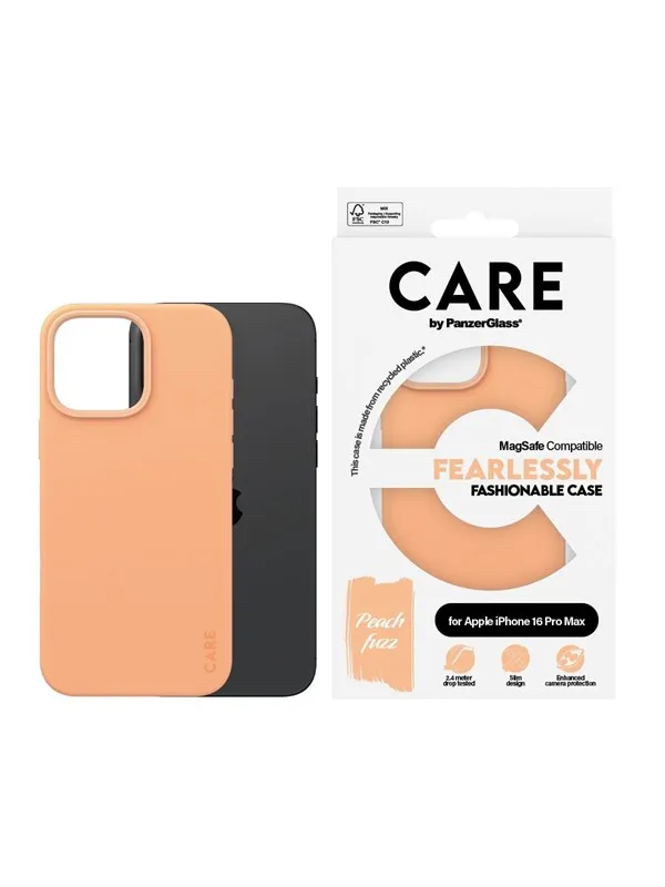 CARE by PanzerGlass Case Fashion Peachy MagSafe iPhone 16 Pro Max