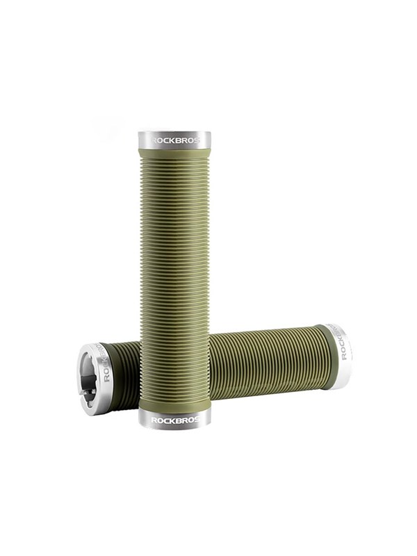 Rockbros Bike Grips Anti-Slip Twist Grips - Green