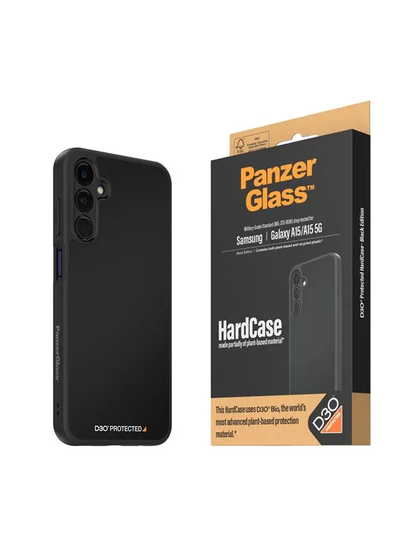 PanzerGlass HardCase with D3O Samsung Galaxy A15 | A15 5G | Black