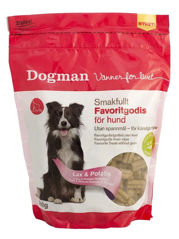 Dogman Hundegodbiter Favoritgodis laks og potet 800g
