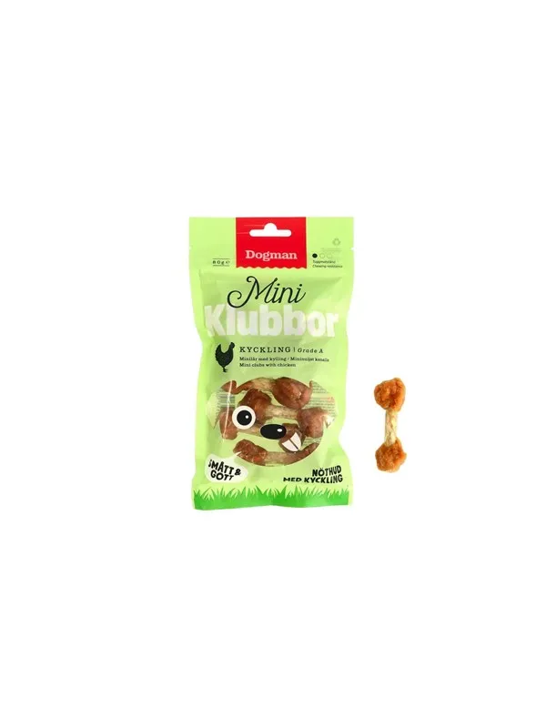 Dogman Mini Chicken Drumsticks Dog Treats 80g