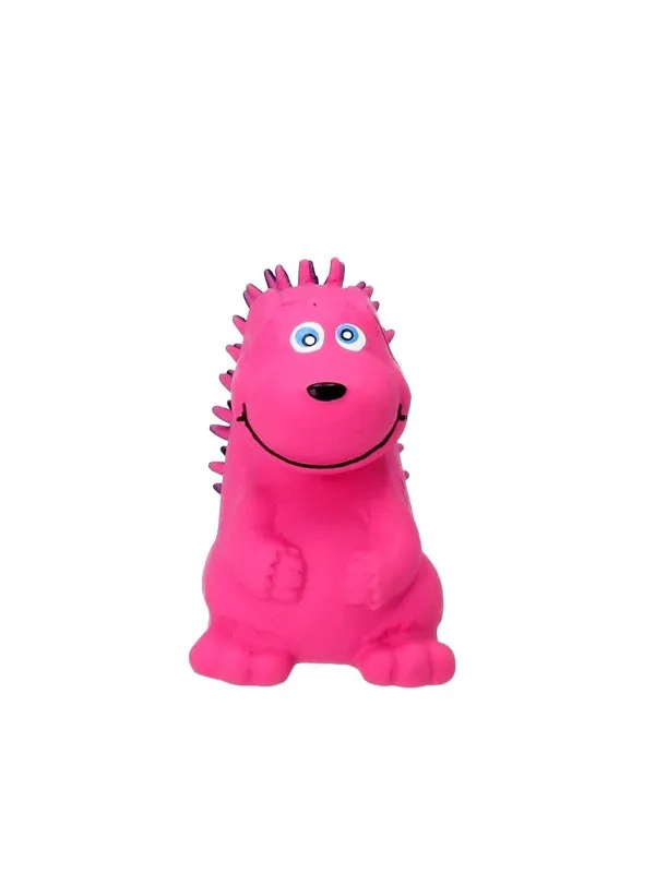 Dogman Hundeleke Rosa Latex Piggsvin med Piplyd 7.5cm