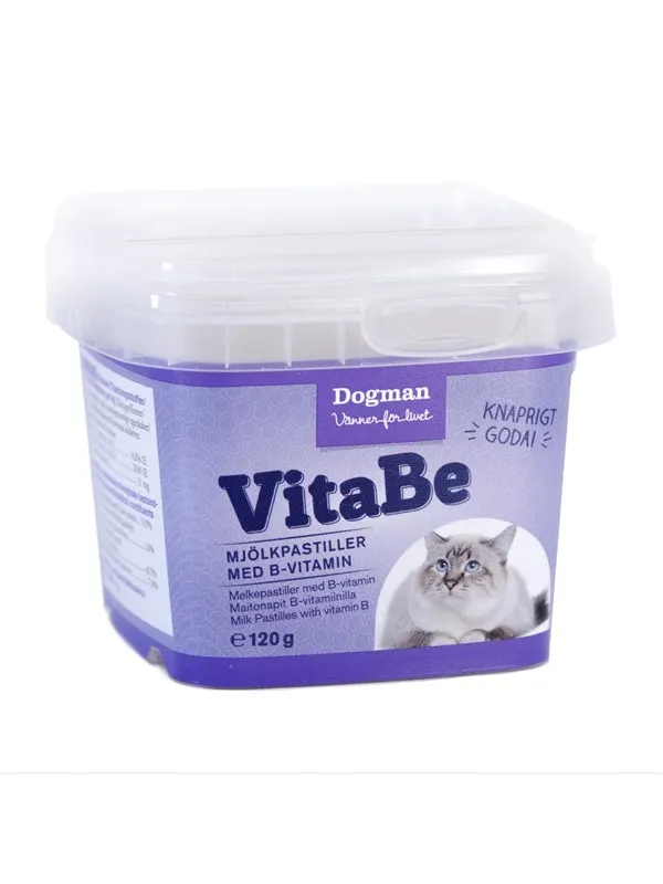 Dogman Melketabletter med ølgjær og B-vitaminer for katter 120g
