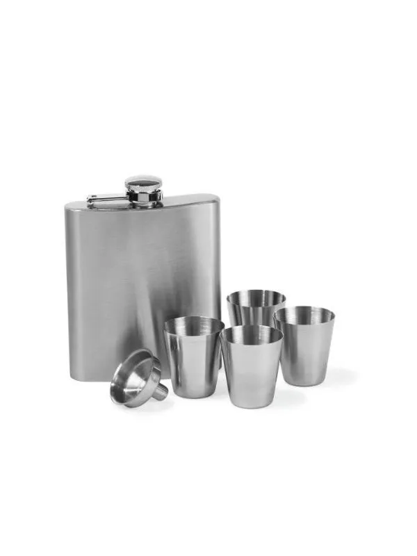 Funktion Pocket flask set 200 ml Steel