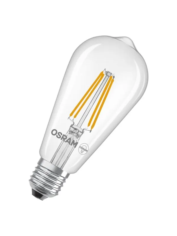 Osram LED-lyspære Edison 806lm 3.8W/827 (60W) Clear E27