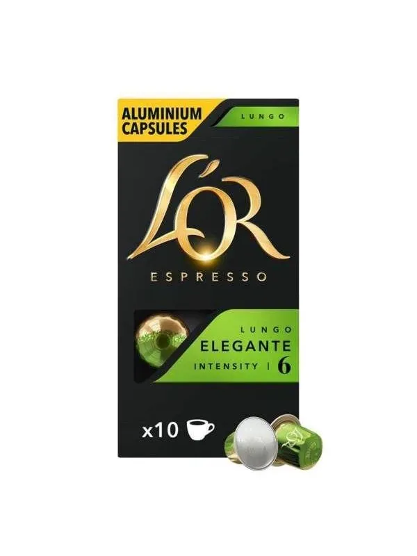 L'OR Capsules Espresso Lungo Elegante - 10 pcs