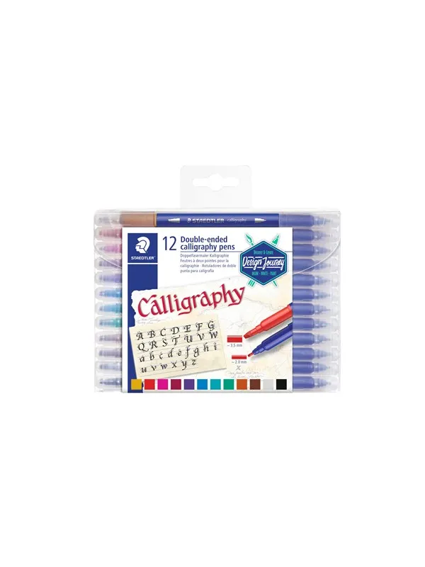 Staedtler Double-ended calligr. pens 12pcs