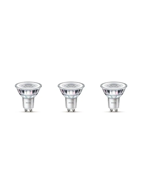 Philips LED-lyspære Classic 3.5W/827 (35W) 36° 3-pack GU10
