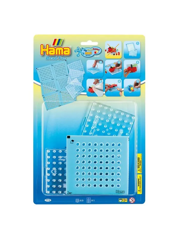 Hama Bead-Tac Iron on bead plates Maxi 3 pcs