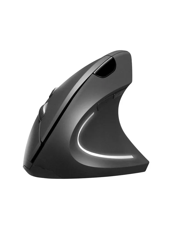 Sandberg Wired Vertical Mouse - Vertical mouse - Optisk - 6 - Svart
