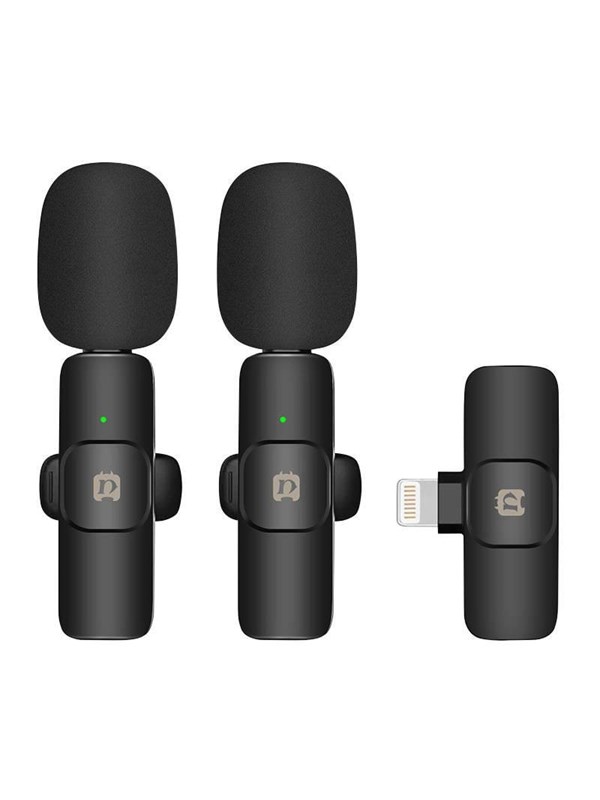 Puluz PU3150B Lavalier Type Lightning Wireless Microphone