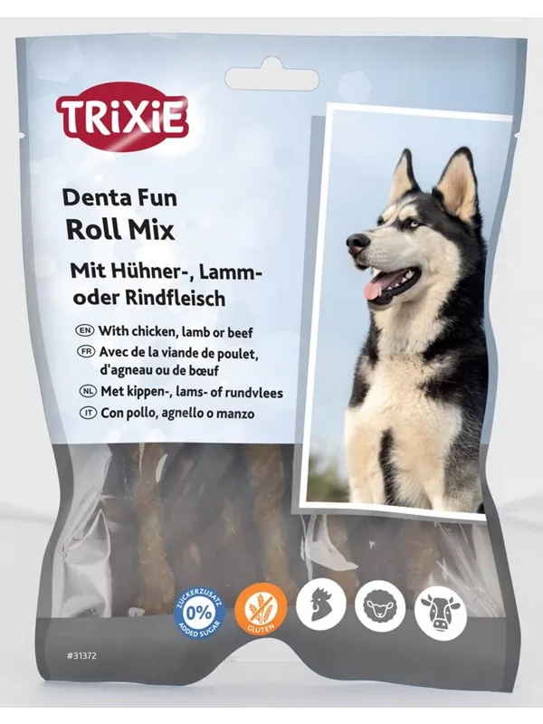 Trixie Denta Fun Chewing Roll Mix 10cm 250g
