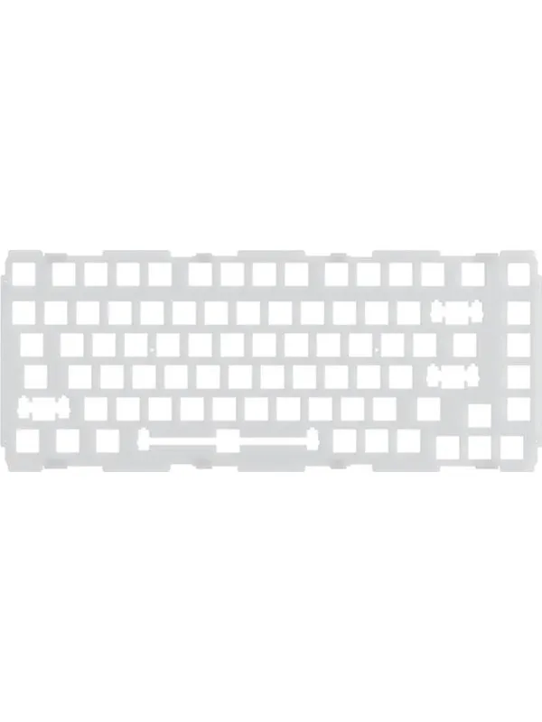 Glorious GMMK PRO 75 % Switch Plate - ANSI - Polycarbonate - Upgrade Accessories - Sølv