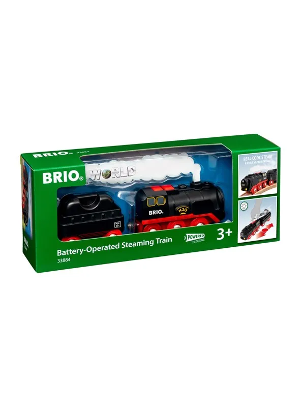Brio 33884 Battery-Operated Steaming Train