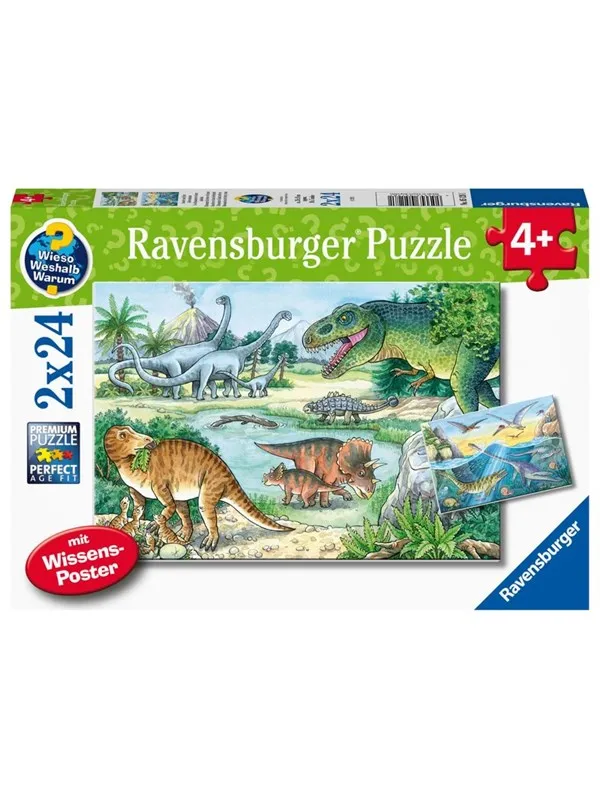 Ravensburger Dinosaurs Of Land And Sea 2x24p
