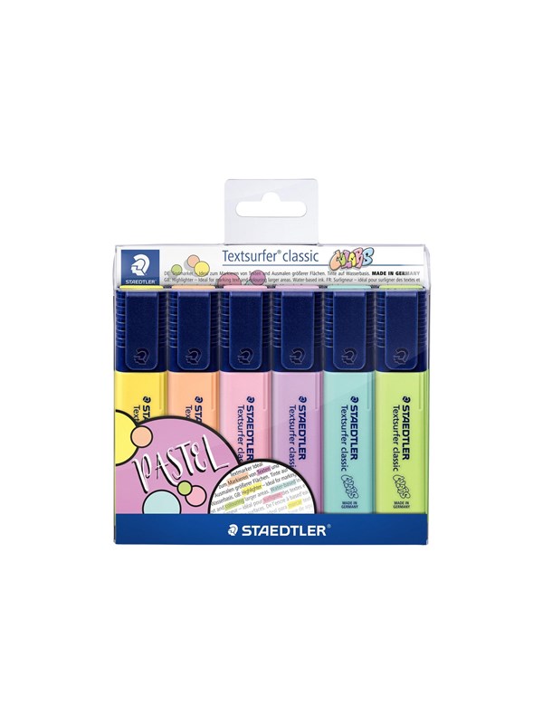 Staedtler Highlighter Textsurf.cl.6pcs.wallet