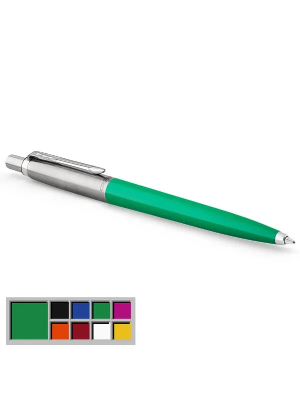 Parker Jotter Originals Ballpoint Pen | Classic Green Finish | Medium Point | Blue Ink