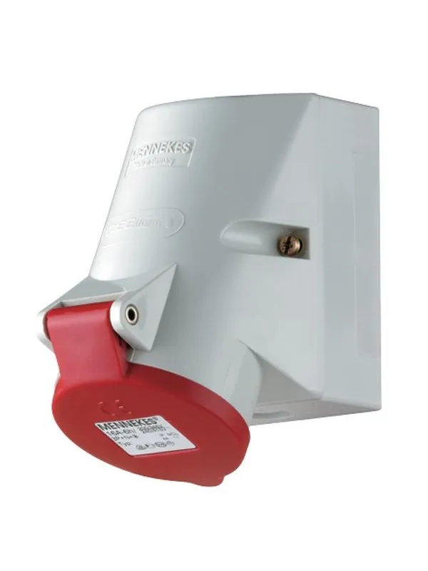 Mennekes Wall mounted recept. 16a5p6h400v ip44