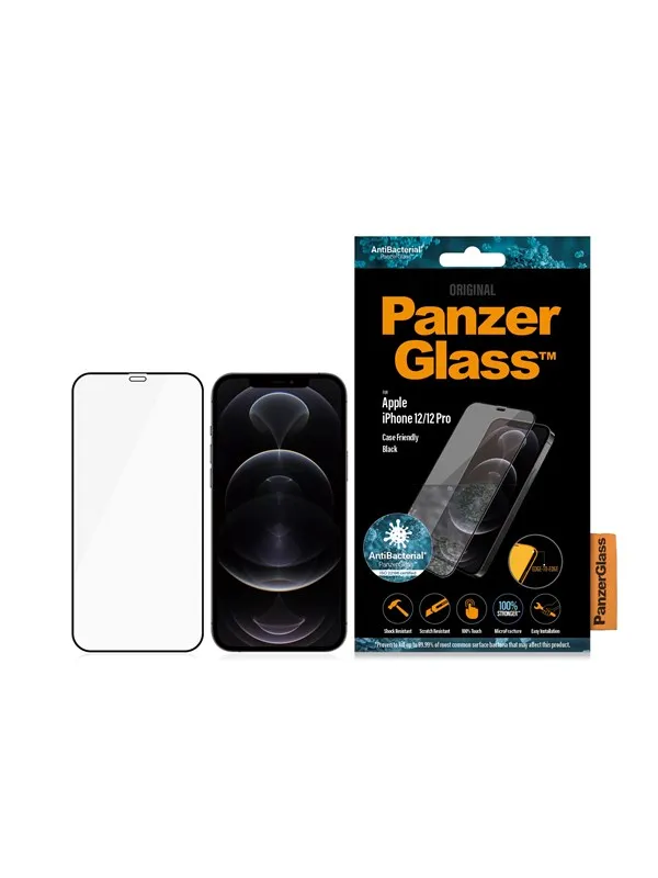 PanzerGlass Screen Protector Apple iPhone 12 | 12 Pro | Edge-to-Edge