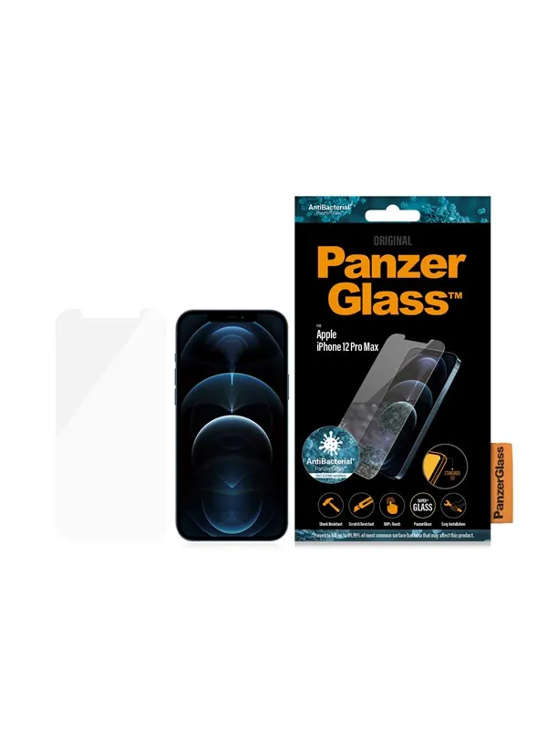 PanzerGlass Screen Protector Apple iPhone 12 Pro Max | Standard Fit