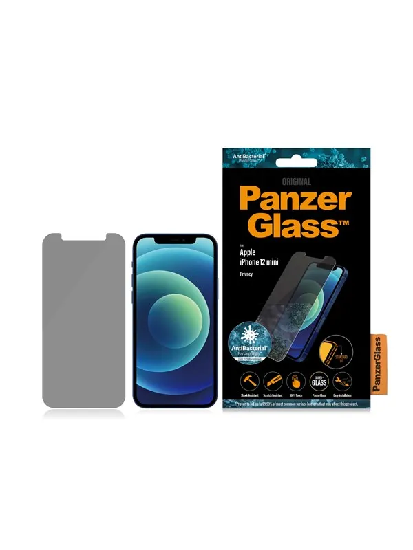 PanzerGlass Privacy Screen Protector Apple iPhone 12 Mini | Standard Fit