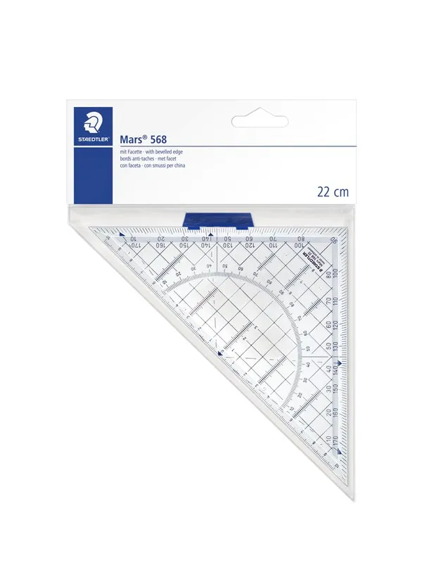 Staedtler Geometry set square 22cm with grip