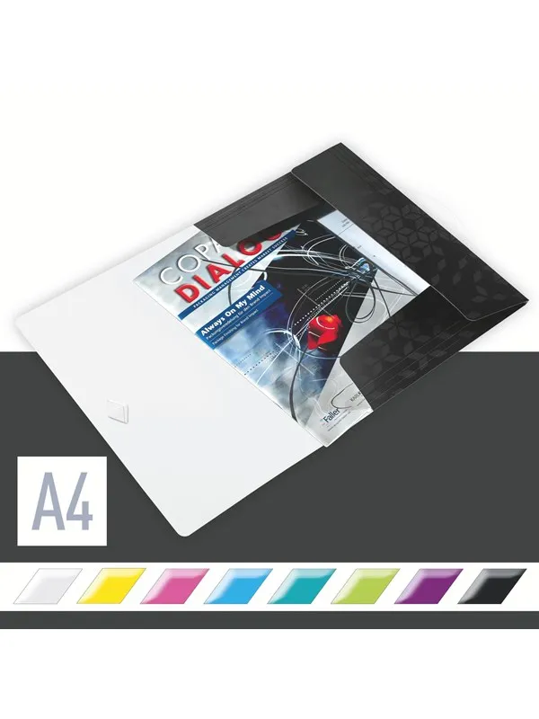 Leitz Strikkmappe  WOW PP A4 Sort