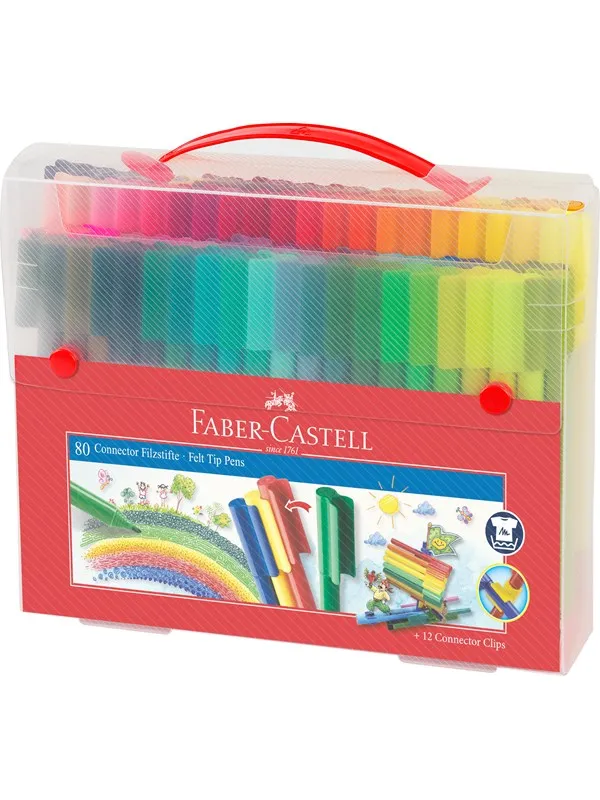 Faber-Castell Gift set Connector felt-tip pen 80 pcs