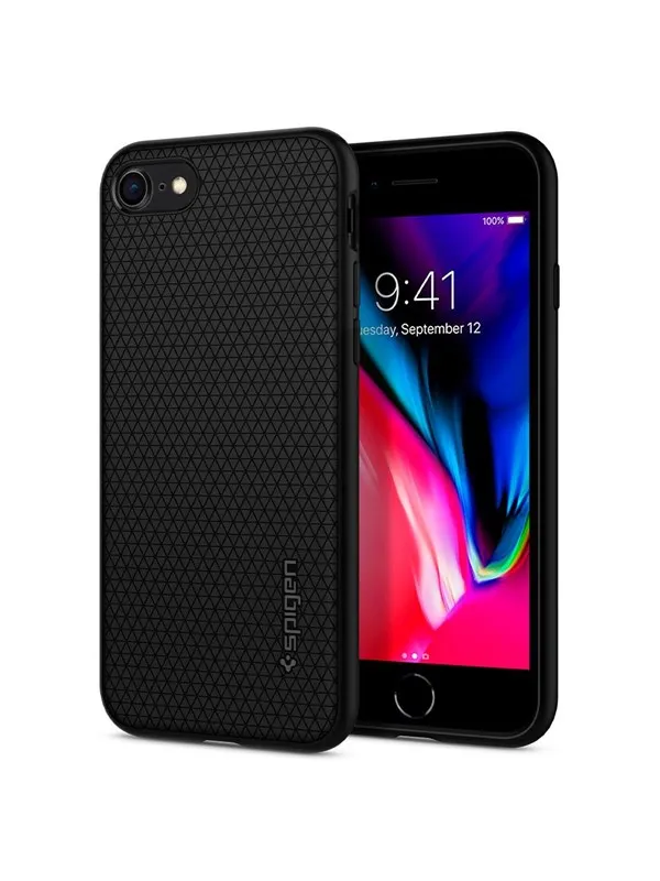 Spigen Liquid Air - black - iPhone SE (2022/2020)/8/7