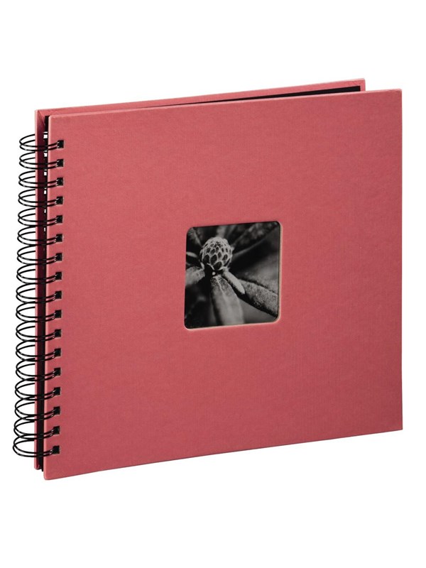 Hama "Fine Art" Spiral Album 28 x 24 cm 50 black pages flamingo